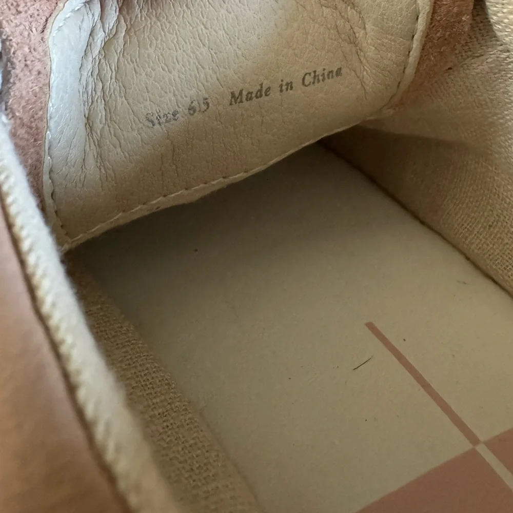Dolce Vita Blush Pink Leather Espadrille Lace Up Sneakers Snakeskin Detail 6.5